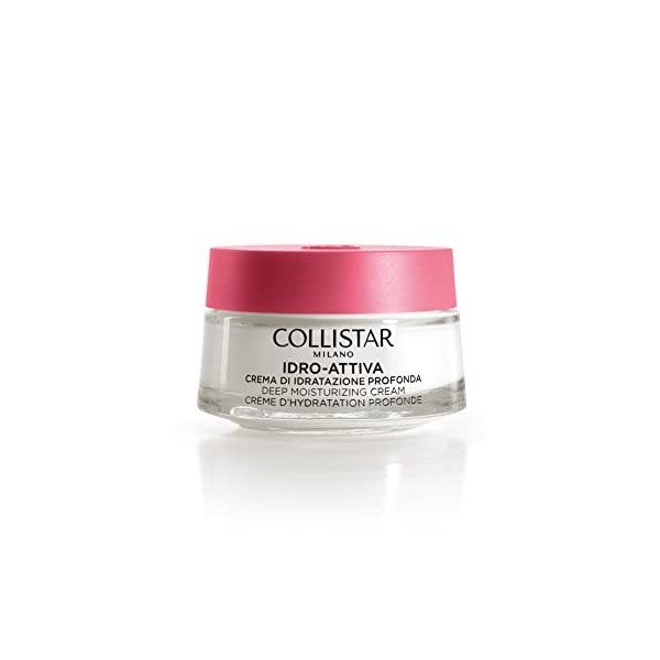 Collistar Crème Hydratation profonde, riche et fondant, Hydratant et effet barrière pour tous les types de peau, idéal pour l...