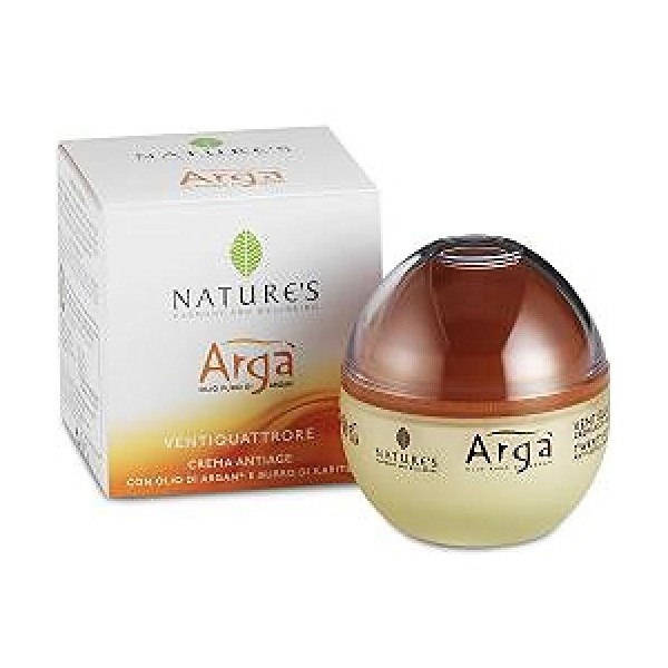 natures arga 24 ore crème pour le visage antiage antirughe