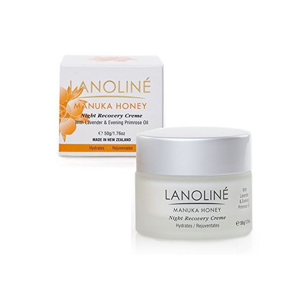 Lanoline Manuka Honey Night Recovery Creme 1.76 Fl Oz by Pearson and Craig Cosmetics