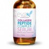 Sérum Visage au Complexe Peptidique de Collagène par Eva Naturals 60 ml - Meilleur Sérum Collagène et Acide Hyaluronique An
