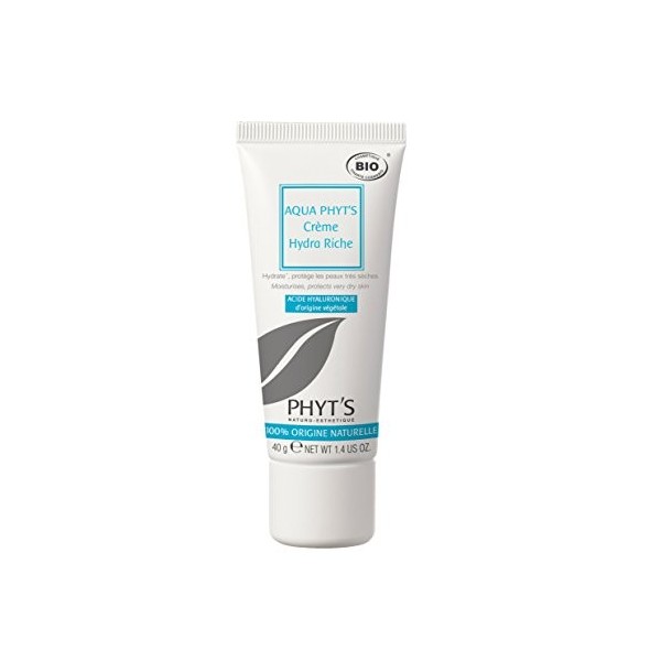 Phyts - Crême Hydra Riche - gamme Aqua- 40g