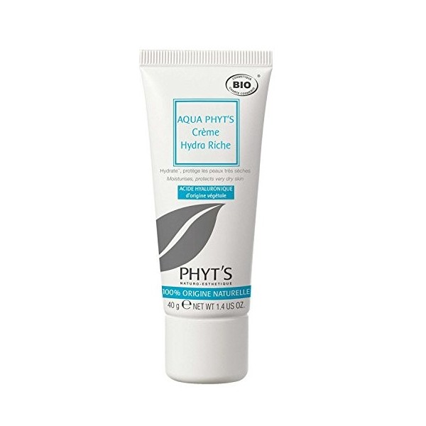 Phyts - Crême Hydra Riche - gamme Aqua- 40g