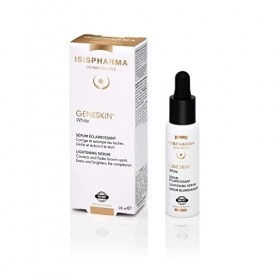Isispharma - Geneskin White - Sérum Éclaircissant Anti-taches contre le Vieillissement Cutané - Vitamine C Anti-Âge - 28 ml