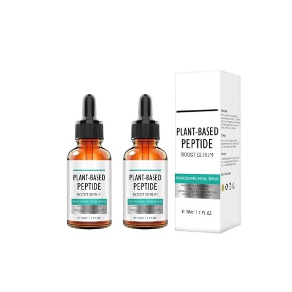 Plant-Based Peptide Boost Serum, Collagen Boost Peptides Serum For Face, Advanced Collagen Boost Anti Aging Serum, Skincare G