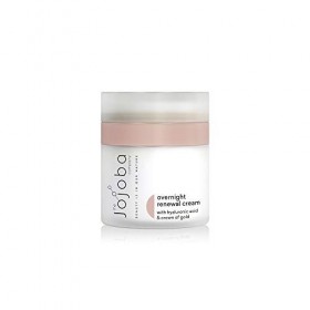 The Jojoba Company Overnight Renewal Cream, Hydrating Face Cream for Increased Skin Firmness, Youthful and Nourished Skin, En