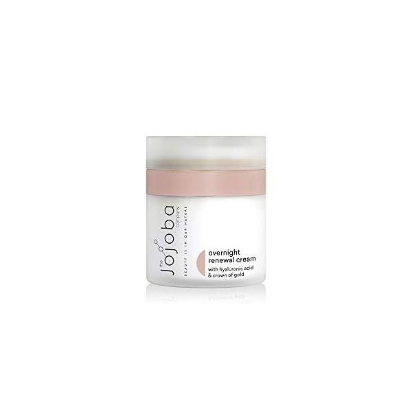 The Jojoba Company Overnight Renewal Cream, Hydrating Face Cream for Increased Skin Firmness, Youthful and Nourished Skin, En