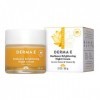 DERMA E - Even Tone Brightening Night Cream - 2 oz. 56 g 