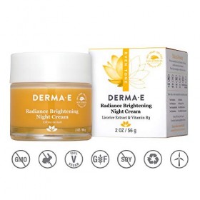 DERMA E - Even Tone Brightening Night Cream - 2 oz. 56 g 