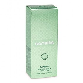 Crème anti-âge de nuit Sensilis Supreme Renewal Detox Cure 30 ml 