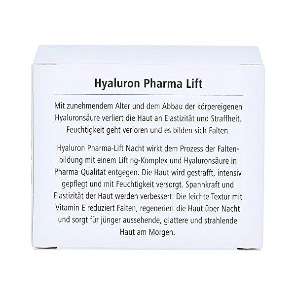 Medipharma Cosmetics HYALURON PHARMALIFT Crème de nuit 50 ml