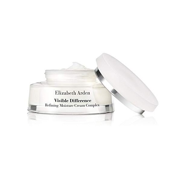 Elizabeth Arden Visible Difference, Crème de Jour Complexe Hydratante et Affinante 75ml , Soin Anti-Âge, pour les Peaux Fati