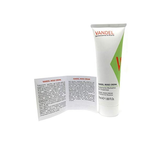 Vandel Rose Cream Traitement Multi-Actif Couperose 50ml Made in Italy