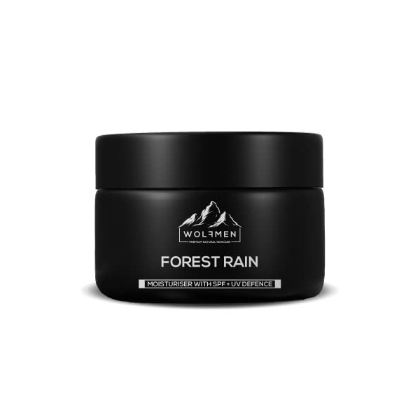 Wolfmen Skin Forest Rain Crème hydratante pour homme avec protection SPF et UV