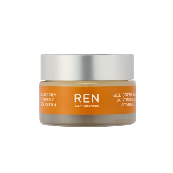 REN - Vegan Radiance Glow Daily Vitamin C Gel Cream 50 ML Crème Jour et Nuit