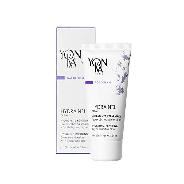 Yon-Ka Hydra N°1 Crème Visage 50ml - Hydratation Intense - Réparatrice, Régénérante et Anti-Rides - Texture Gel-Crème - Jojob