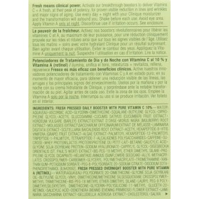 Clinique Duo de boosters de transformation Booster nuit vitamine A 8,5ml + Booster quotidien vitamine C 8,5ml 