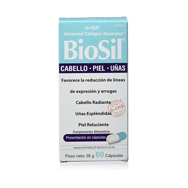 Biosil Boîte de 60 capsules de générateur de collagène