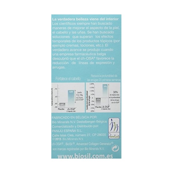 Biosil Boîte de 60 capsules de générateur de collagène