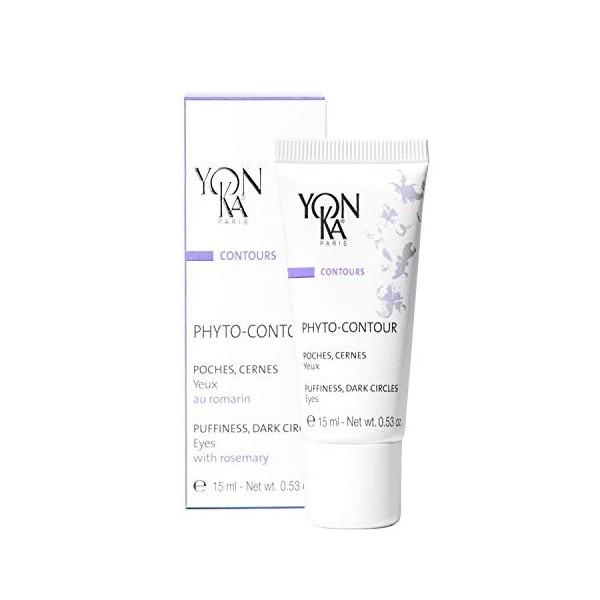 Yon-Ka Phyto-Contour 15ml - Poches & Cernes - Crème Contour des Yeux - Effet Fraîcheur et Défatigant - 92% dIngrédients dOr