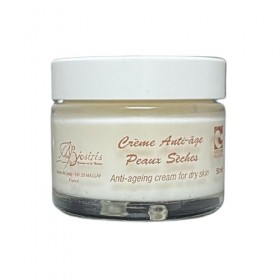 Crème anti-âge visage bio, peaux sèches et sensibles, hydratante, anti-rides, femme, argan, rosier muscat et karité, Biosiris