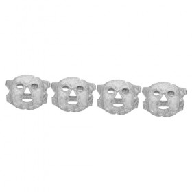 minkissy Lot de 4 blocs de glace pour le visage - Pour rafraîchir le visage - Réutilisable - Sac de compression