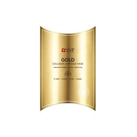 SNP Shining Nature Purity Masque blister au collagène doré Paquet de 10 Collagène or