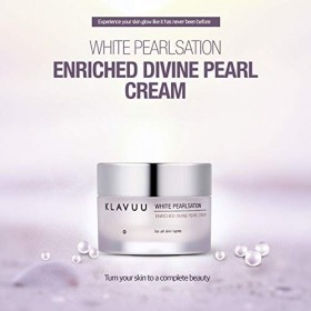KLAVUU Face Care Day and Night Cream, White Pearlsation Enriched Divine Pearl Cream 50ml, 1.69 fl.oz, anti wrinkle, non-greas
