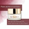 RENORA - Crème Visage Jour I Crème Hydratante I Anti-âge I Particules dOr I Acide Hyaluronique I Gelée Royale I Pour Peaux S