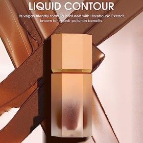 Contour du Visage Liquide, Mat Imperméable Longue Durée Pointe Douce Facile à Mélanger 5,2 Ml Crème Contour Liquide pour le M