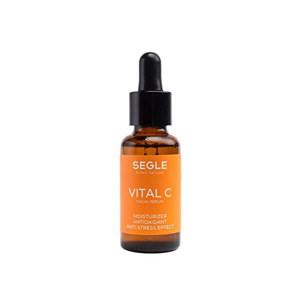 Segle Clinical | Sérum Vital C | Hydratant à la vitamine C et à lacide hyaluronique | Anti-taches | Sans parabènes | 30 ml