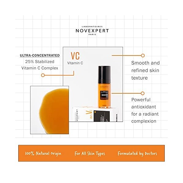 Booster à la Vitamine C 30ml Vitamine C Novexpert