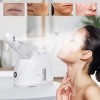 NewWay Vapeur Visage Vaporisateur avec Bras Extensible Sauna Chaude Nano Ionique Steamer pour le Visage Spa Sinus Hydratant, 