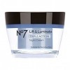 Bottes NO7 Lift & Luminate Triple Action Crème de nuit 50ml 15 SPF+ 5 UVA - convenable pour peau sensible