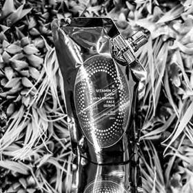 Green Keratin - VITAMINE C ELMW Sérum à lacide hyaluronique pour le visage Original, Recharge 250ml