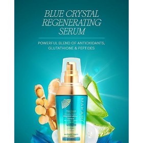 Makari Blue Crystal Serum Régénérissent 1.7oz - Sérum éclaircissant et raffermissant pour le corps avec du glutathion naturel
