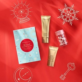 Elizabeth Arden Retinol Ceramide Capsules, Coffret Cadeau Femme Nuit Réparatrice, Sérum Anti-Rides, Crème Nettoyante 50 ml ,