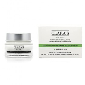 CLARAS NEW YORK Deep Softening Vitamin E - Booster Cream Made for Healthy Glowing Skin - 50 ml
