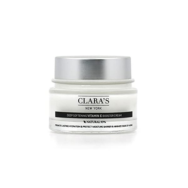 CLARAS NEW YORK Deep Softening Vitamin E - Booster Cream Made for Healthy Glowing Skin - 50 ml