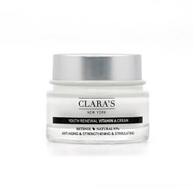 CLARAS NEW YORK Youth Renewal - Vitamin A Cream for Healthy Glowing Skin - 50 ml