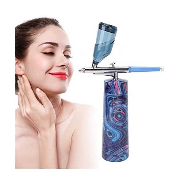 Pulvérisateur Doxygène pour le Visage, Peinture Corporelle Portable, Kit de Maquillage pour Aérographe à Main, Soins du Visa