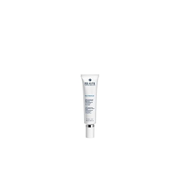 Rilastil Multirepair Crème Visage Anti-rides et Antioxydant Hydratant, Hydratant et Élastique pour Poils Secques, Lot de 40 m