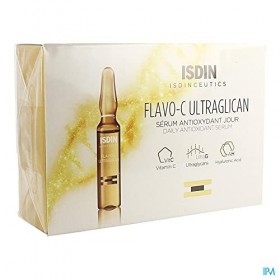 Flavo C Ultraglican Antioxydant Et Hydratant 30 Unidoses De 2ml Isdin