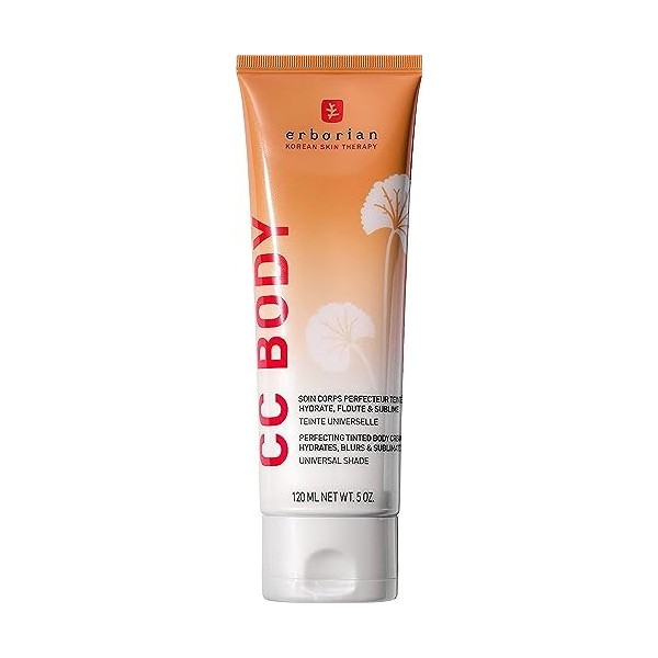 Erborian - CC Body Cream - Crème Soin Corps Perfecteur Teinté - Hydrate, Floute, Sublime - Unifie le Grain de Peau - Produit 