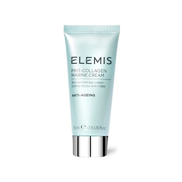 ELEMIS Crème marine pro-collagène, crème de jour anti-rides hydrate intensément la peau, formule riche en antioxydants et tex