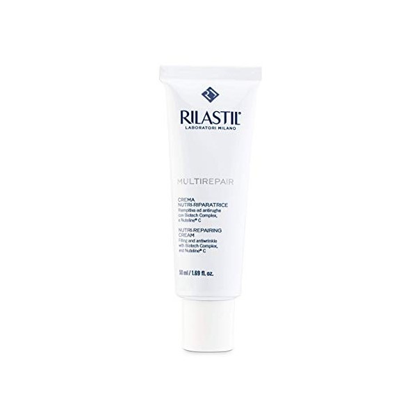 Rilastil Multirepair - Crema Facial Nutri-Reparadora para Pieles Secas y Muy Secas - 50 ml