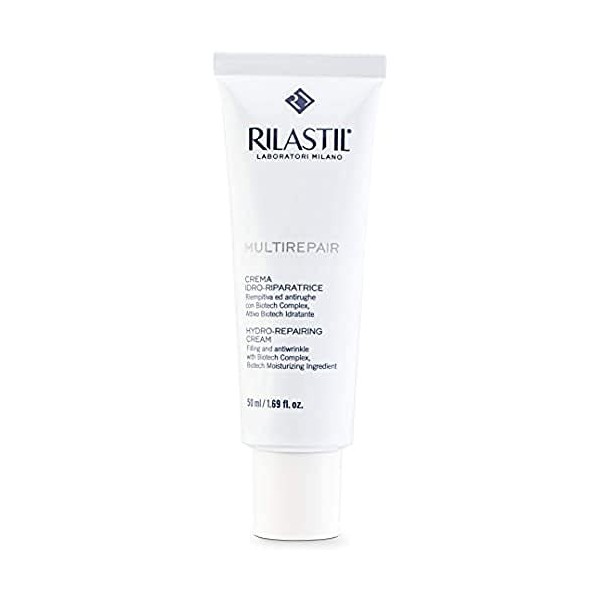 Rilastil Multirepair - Crema Facial Hidro-Reparadora para Pieles Secas - 50 ml