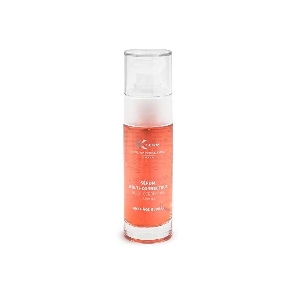 KDerm Scientific - Sérum Multi-Correcteur - Soin Anti-Age à la Kappa-Elastine - Soin du Visage - Flacon-Pompe - 30 ml