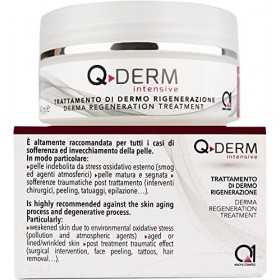 Q1 Q-Derm Intensive, Crème anti-rides pour femmes avec effet rafraîchissant et hydratant, Crème pour cicatrices, régénère et 