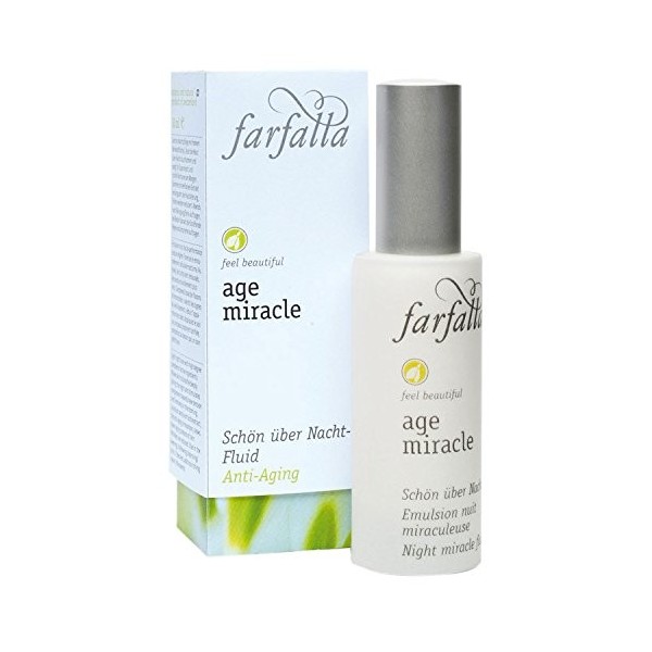 Farfalla Age Miracle Emulsion nuit miraculeuse à la Nivéole dété 30ml
