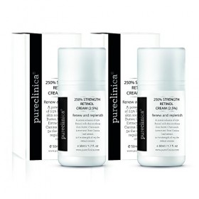 Crème 250% Rétinol – 50ml/ 1.7 fl. oz. Anti-âge puissant, avec 2,5x plus dingrédients actifs que les concurrents